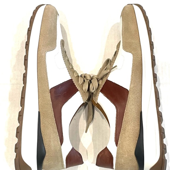 CHARLES TYRWHITT Men’s Lux Sneakers Suede Leather 9 NEW - Picture 3 of 8